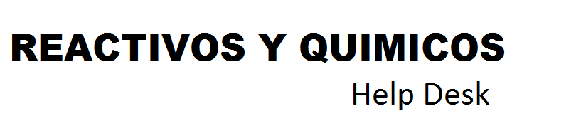 Soporte Reactivos y Quimicos
